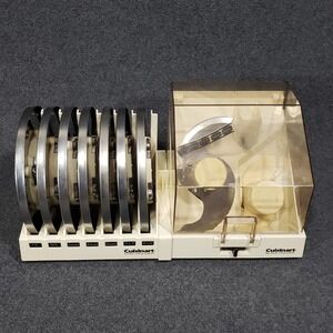 Cuisinart Food Processor Blade and Disc Holder Set 7 Discs 2 Blades Cream Japan